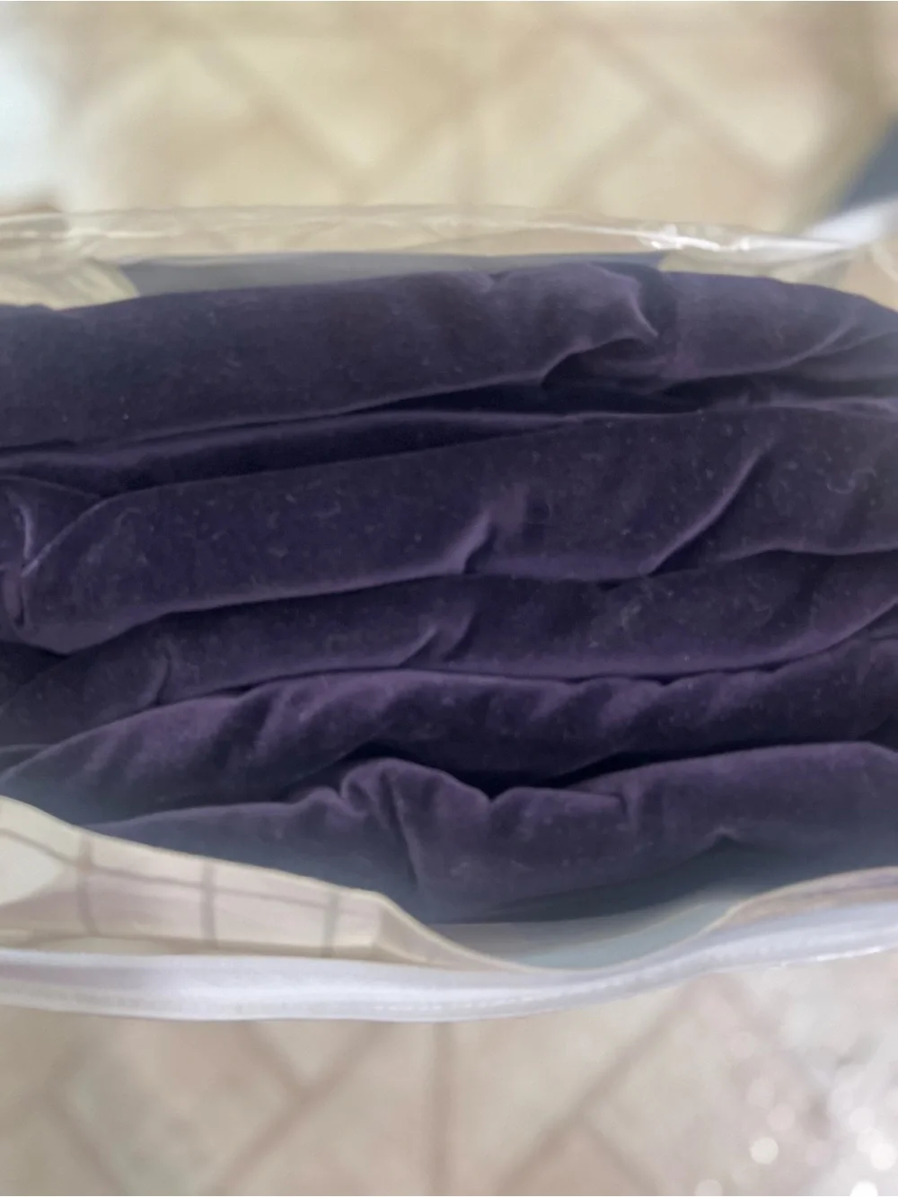HAWTHORNE HILL Soho Purple Velvet King Duvet Cover 100% Cotton New